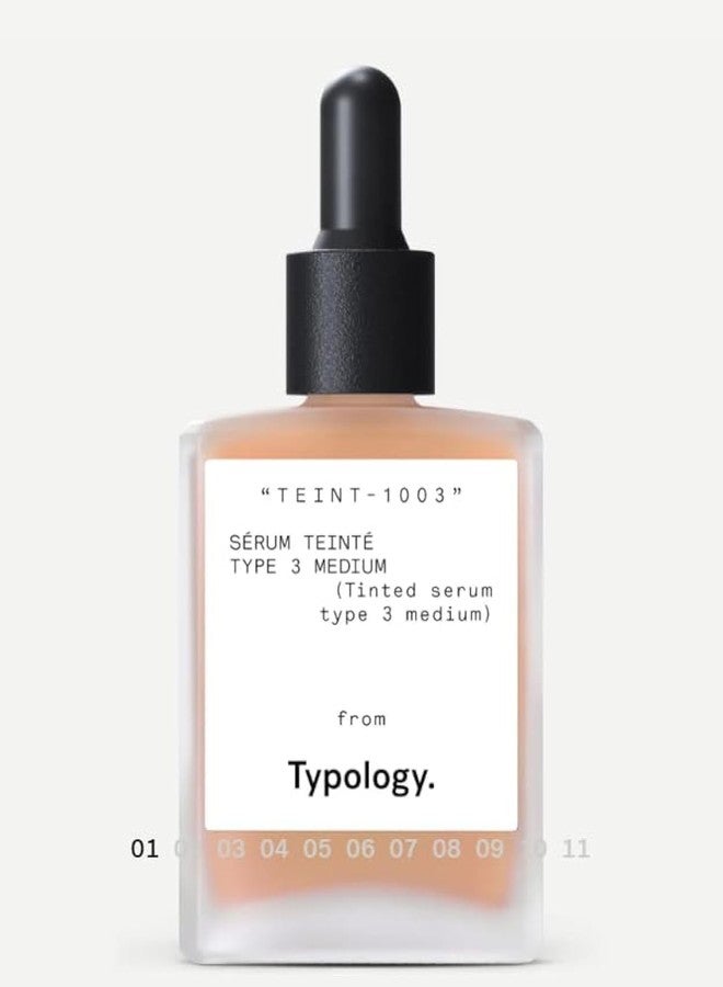 Typology Tinted Serum with Vitamin C, Squalane & Aloe Vera - Type 3 / Medium - Image 1